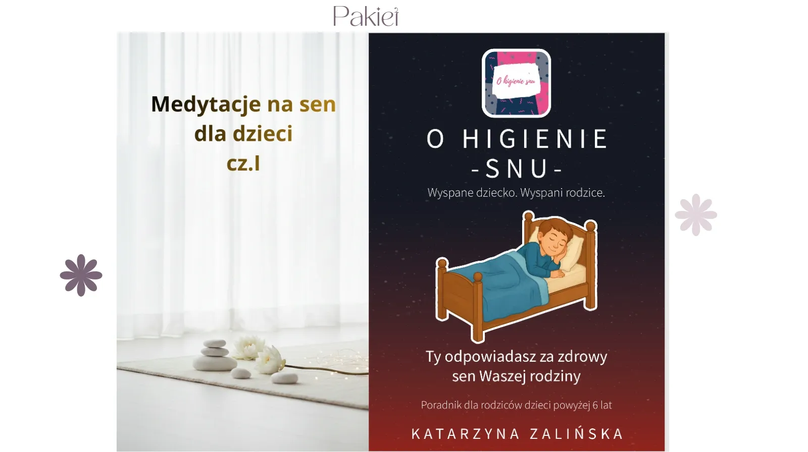 Czy wieczór w Twoim domu to wciąż maraton próśb o „szklankę wody” i negocjacji o każdą minutę? Ciało starszaka jest zmęczone szkolnymi wyzwaniami, ale przebodźcowany umysł nie pozwala mu zasnąć. Ten pakiet to Twój dwustopniowy plan ratunkowy: 39 stron czystej praktyki, która nauczy dziecko samodzielnego spania u siebie, połączone z 5 autorskimi medytacjami audio, które działają jak bezpieczny most do głębokiego snu. Odzyskaj swoje łóżko i wolny czas po 20:00!