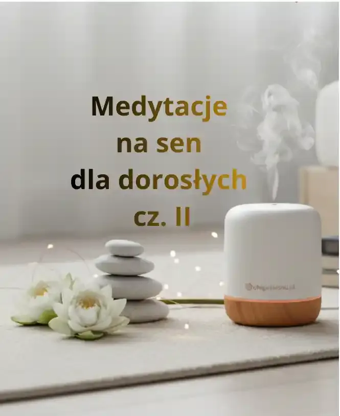 Prawdziwa higiena snu nie zaczyna się w łóżku, ale w Twoim układzie nerwowym. Jeśli kładziesz się z głową pełną myśli, Twoje ciało nie może wejść w fazę regeneracji. Druga część moich medytacji to jeszcze głębsze, ponad 20-minutowe podróże, które przeprowadzą Cię od dziennego napięcia do błogiego spokoju. Pozwól sobie na chwilę bez wymagań i ocen – sen przyjdzie sam, gdy poczujesz się bezpiecznie.