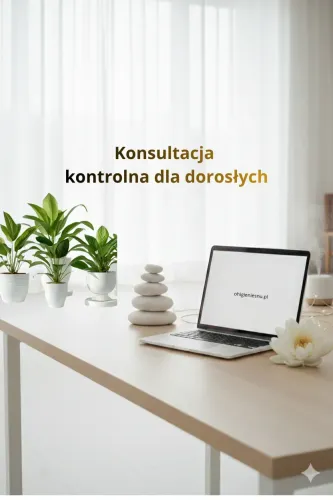 Krótka konsultacja online dla osób, które chcą omówić postępy, doprecyzować zalecenia lub zadać dodatkowe pytania.