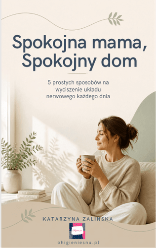 Poznaj 5 prostych sposobów na wyciszenie układu nerwowego i odzyskanie większego spokoju w codziennym macierzyństwie. Pobierz darmowy e-book i zadbaj o siebie – krok po kroku.